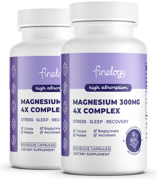 MAGNESIUM Complex 300MG x 4 type herbal sleep blend