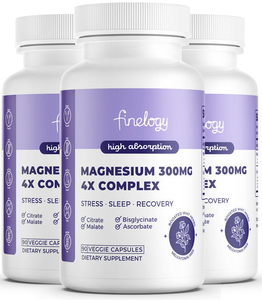 MAGNESIUM Complex 300MG x 4 type herbal sleep blend