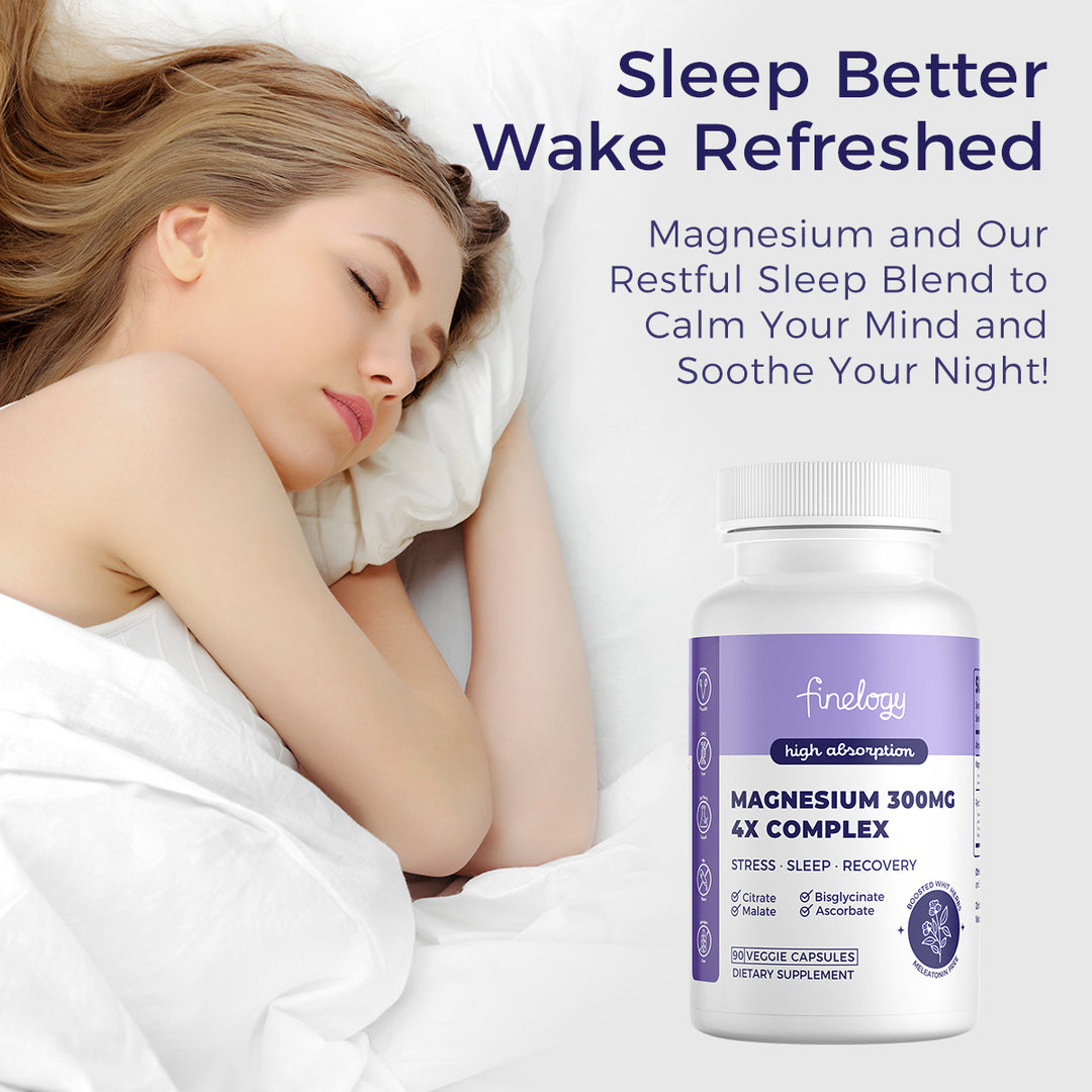 MAGNESIUM Complex 300MG x 4 type herbal sleep blend